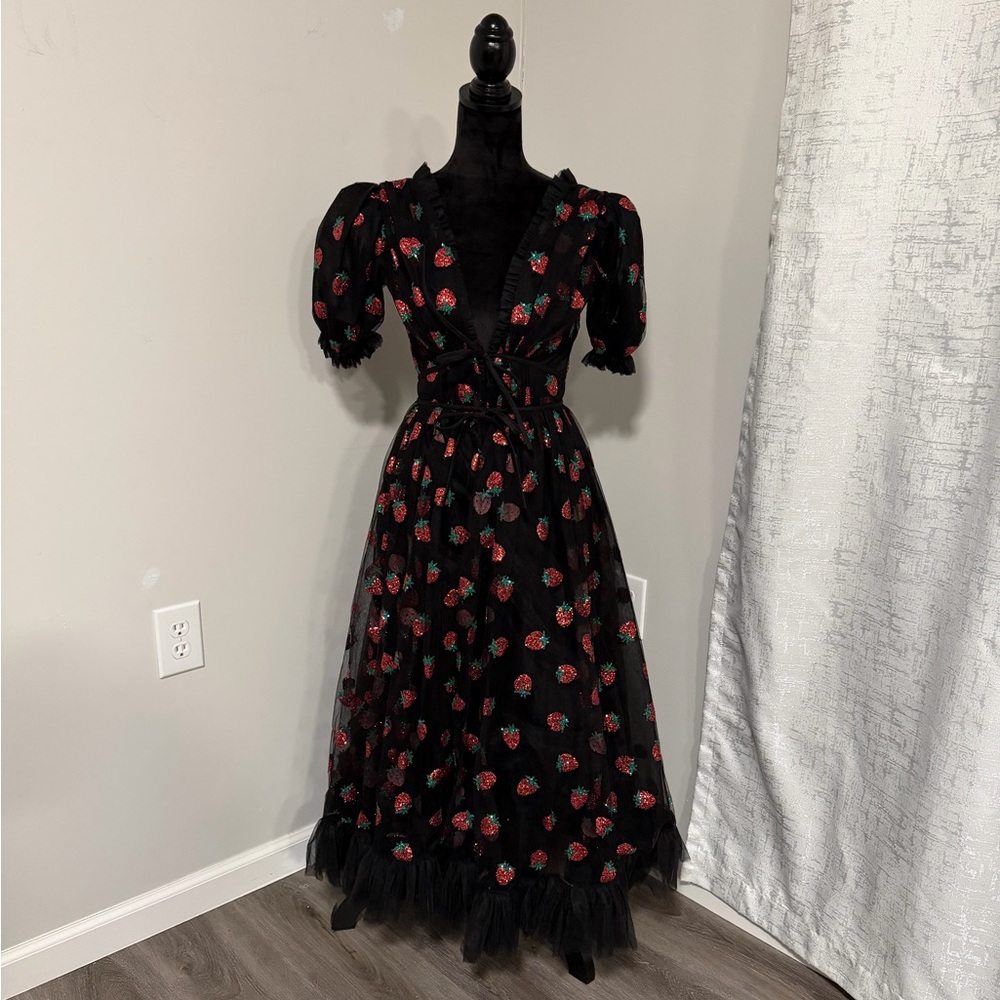 Lirika Matoshi Strawberry Dress - Size S